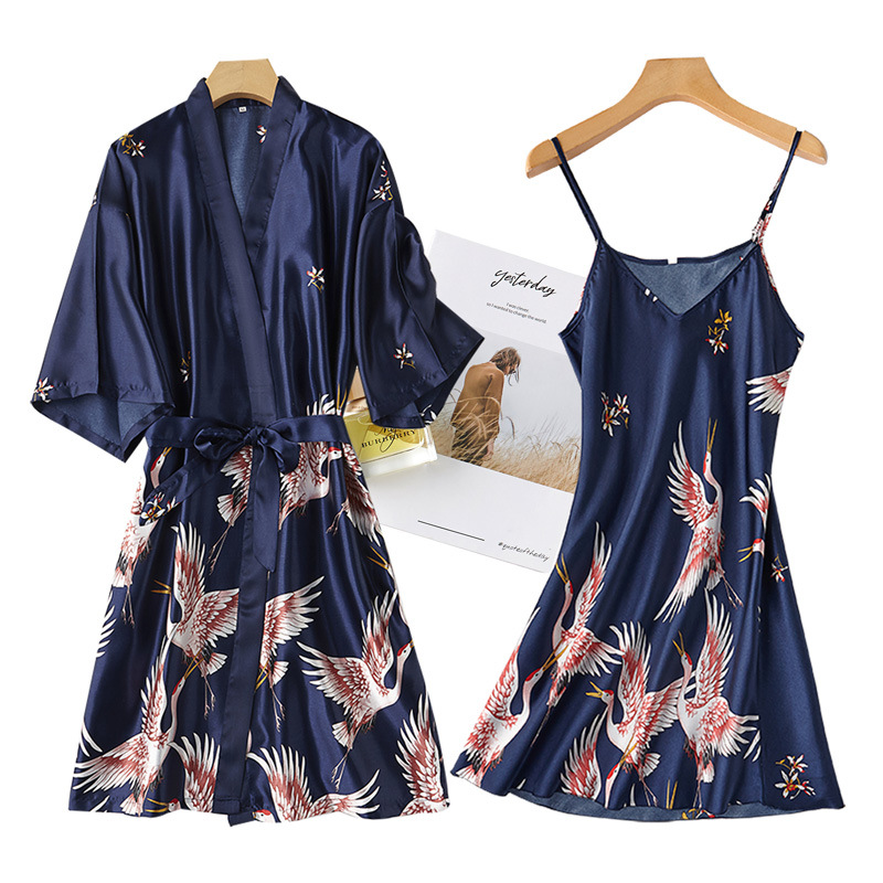Conjunto de Kimono de seda de  - Robe Silk Women reseña y precio