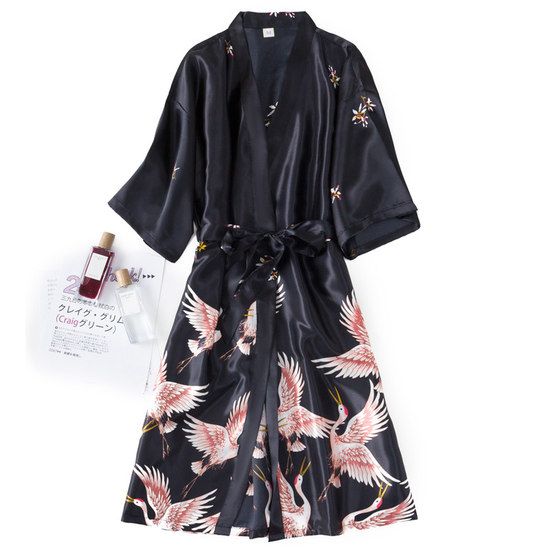 Conjunto de Kimono de seda de  - Robe Silk Women reseña y precio